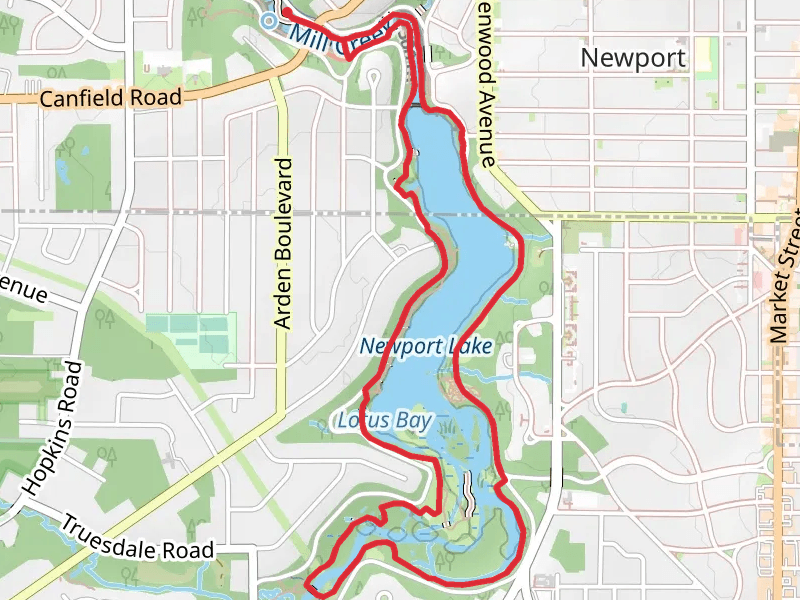 East - West Channel and Islands Loop Trail