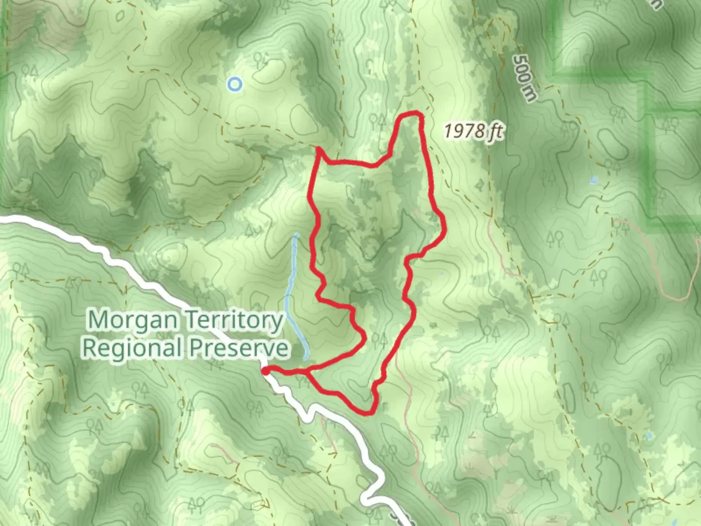 An image depicting the trail Stone Corral Loop Trail and its surrounding area.