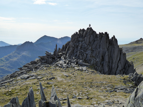 Glyder Fawr and Glyder Fach from Pen-y-Pass