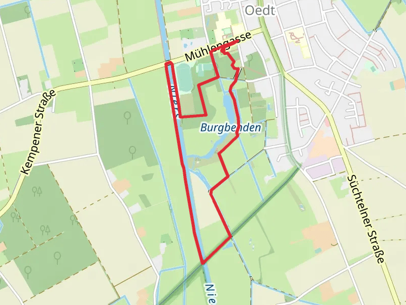 Niersauen Runde Loop - Im Großen Bruch