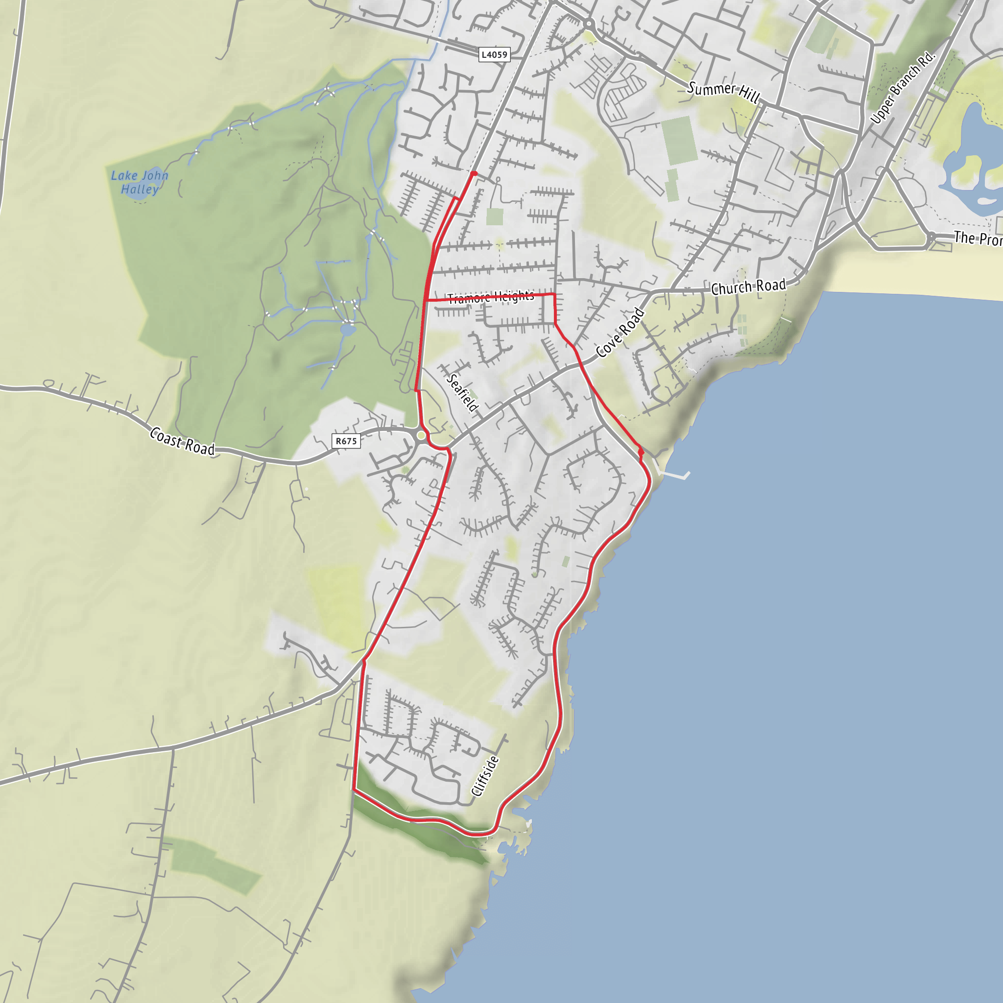 Tramore Newtown Loop mobile static map