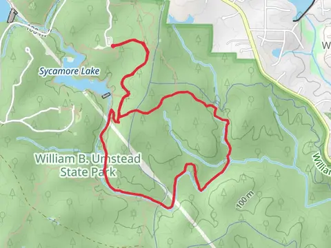 Sycamore Loop Trail from Sycamore Lake