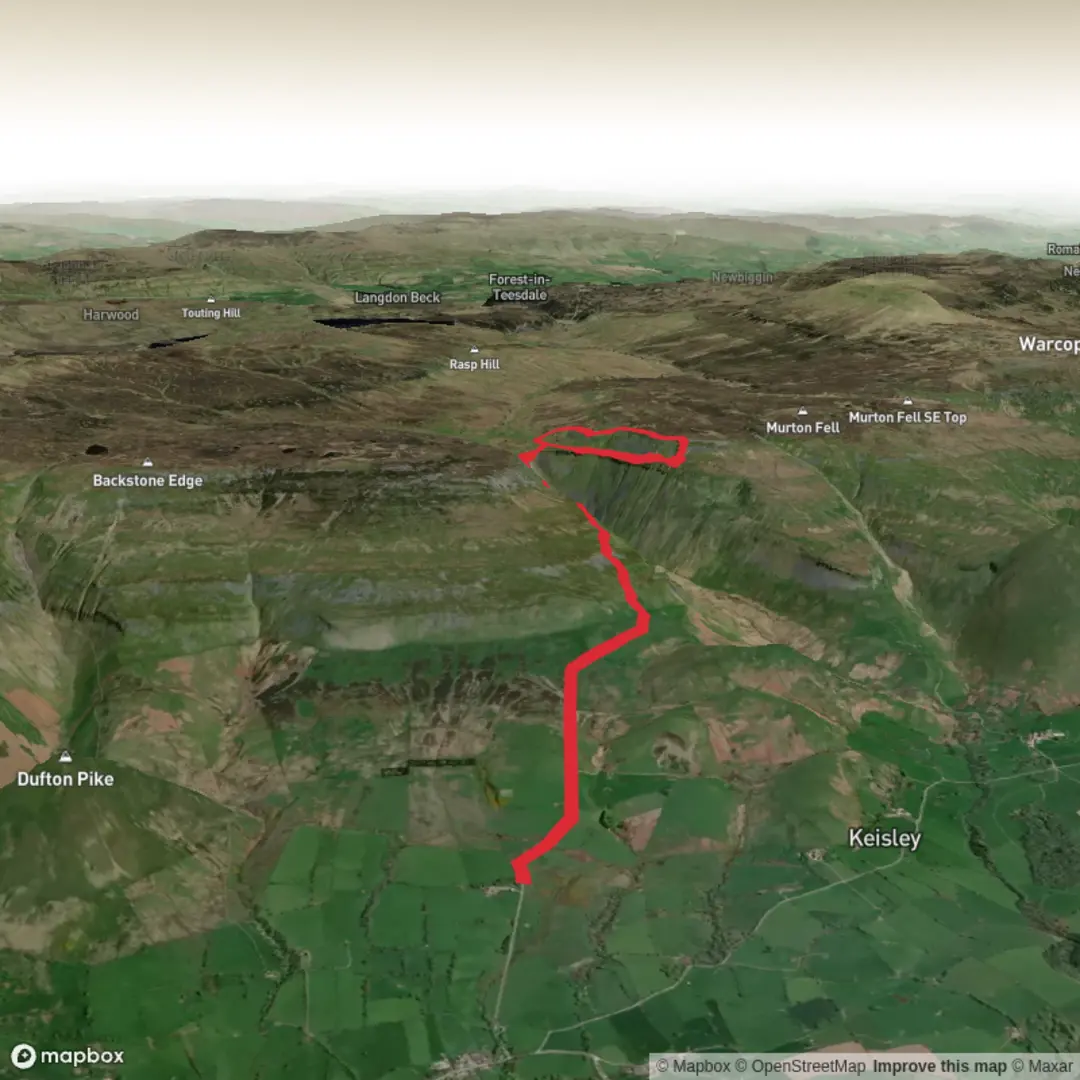 An image depicting the trail Big Cup Nick with Shepherds and its surrounding area.