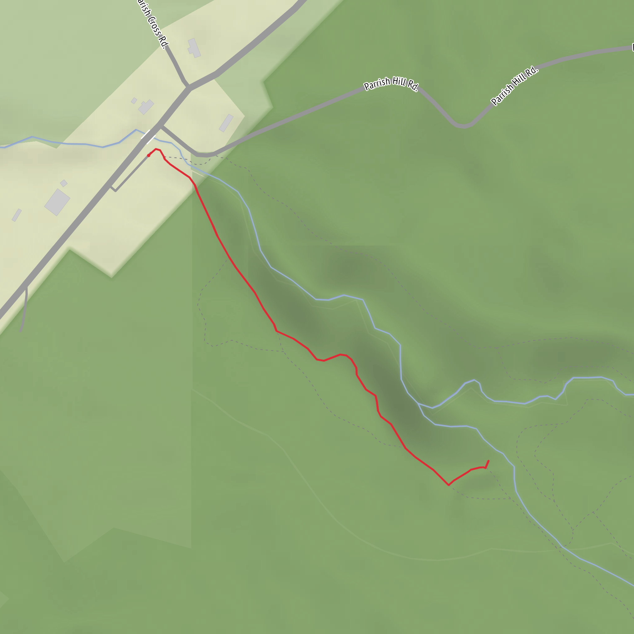Conklin Gully Falls mobile static map
