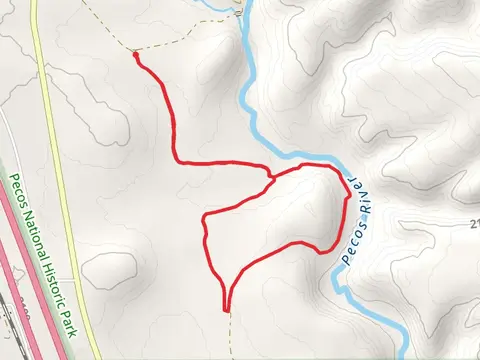 Loop beside Pecos River