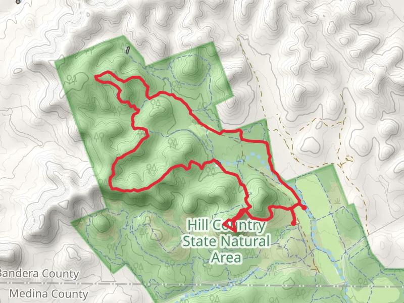 Creek Bottom, Cougar Canyon Overlook and Boyles Bump Loop
