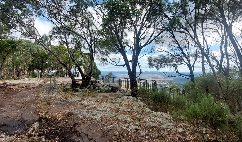 An image depicting the trail Nangar National Park and its surrounding area.
