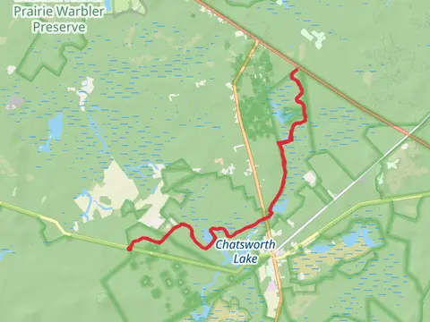 Batona Trail Out and Back