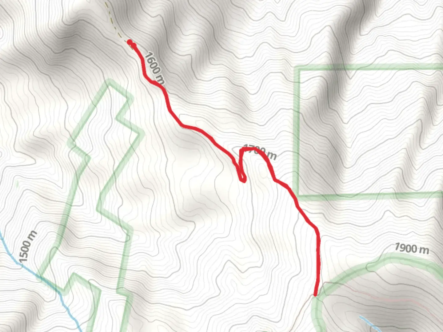 An image depicting the trail Tin Cup Trail and its surrounding area.