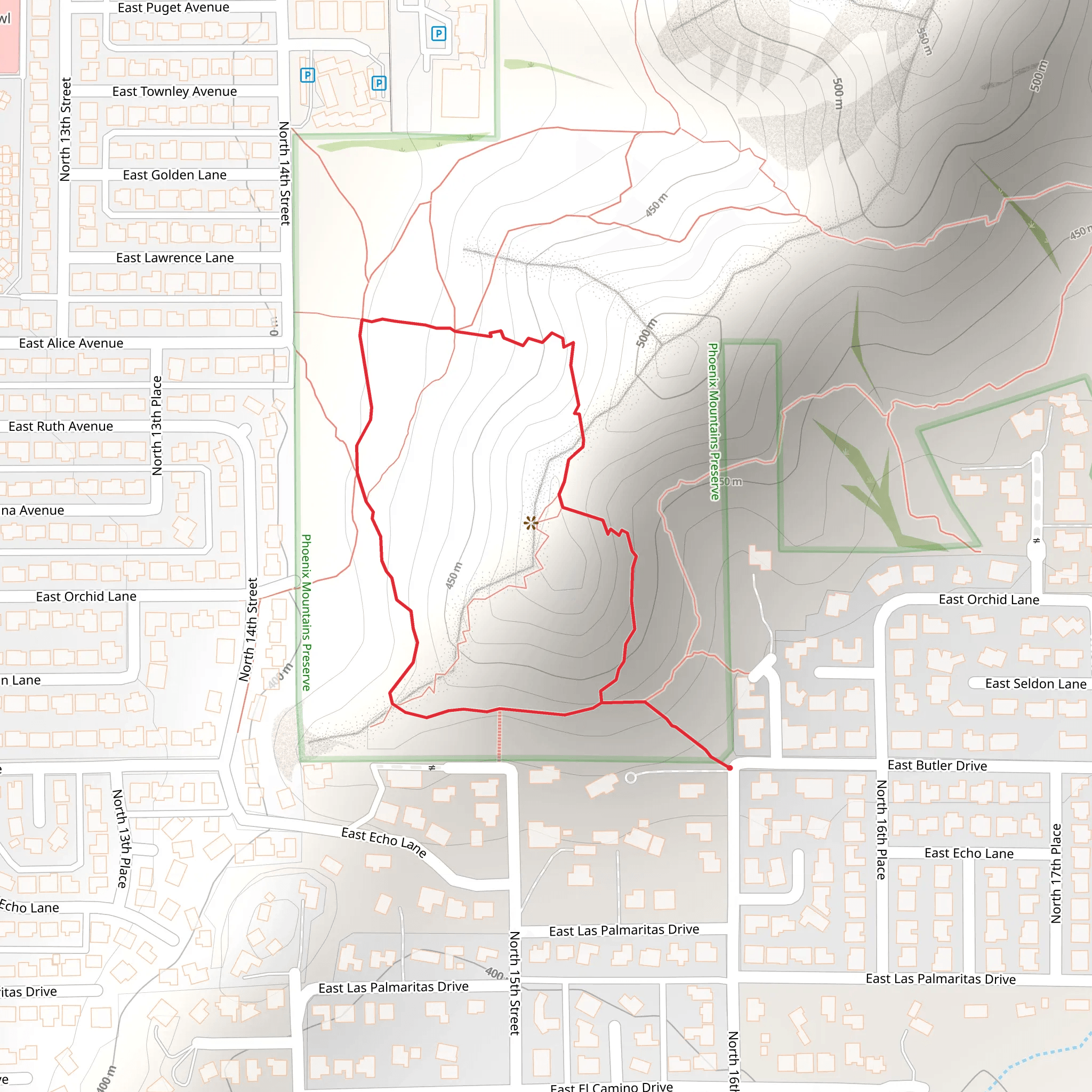 East Butler Drive Loop mobile static map
