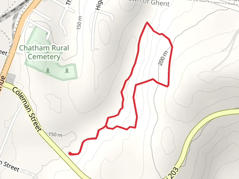 Green - Yellow - Red Loop Trail