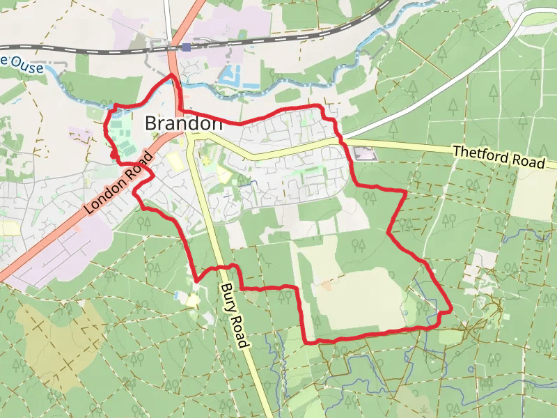 Hike on 6 mile circular Hike from Brandon leisure centre thumbnail