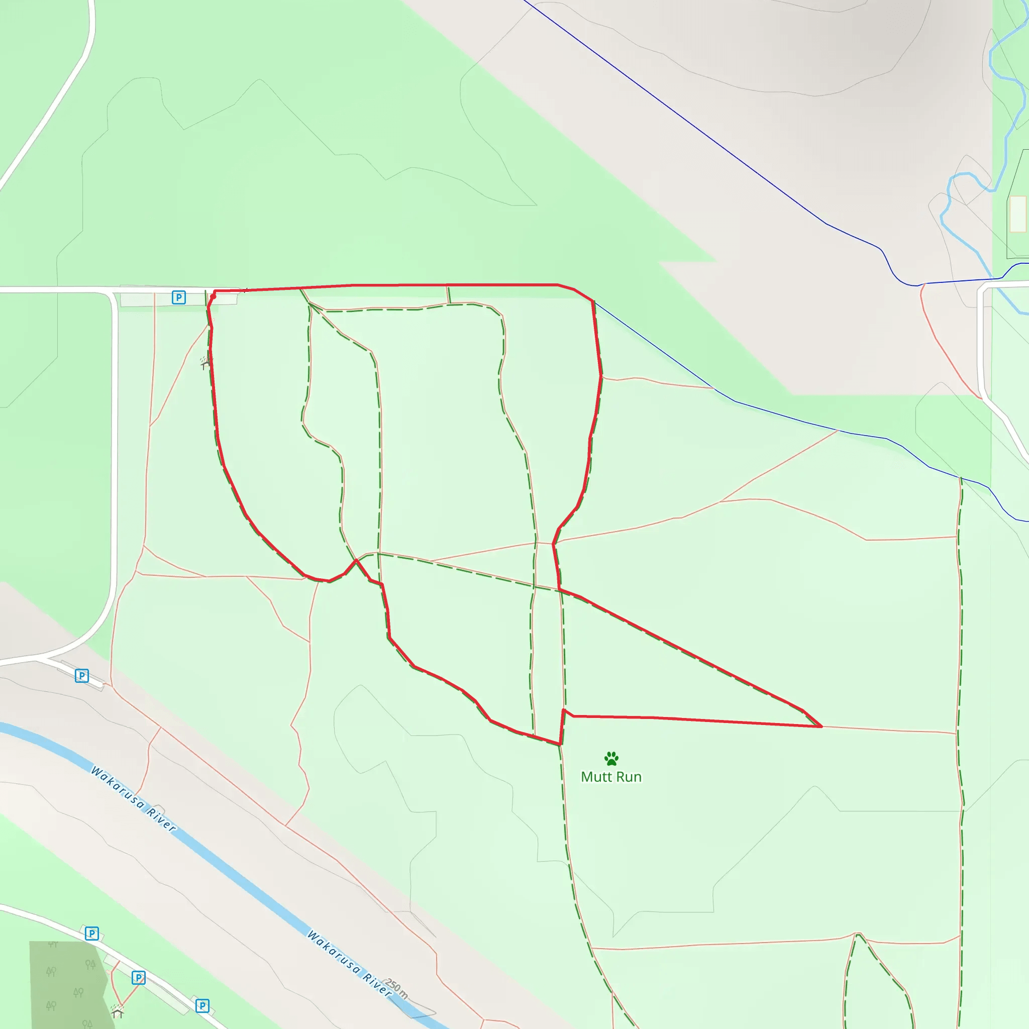 Outlet Park Loop - North mobile static map