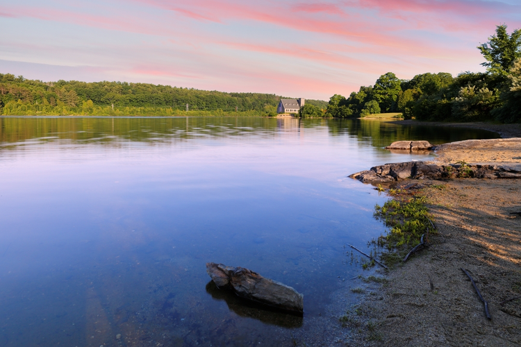 Wachusett Reservoir From Metropoliton Road