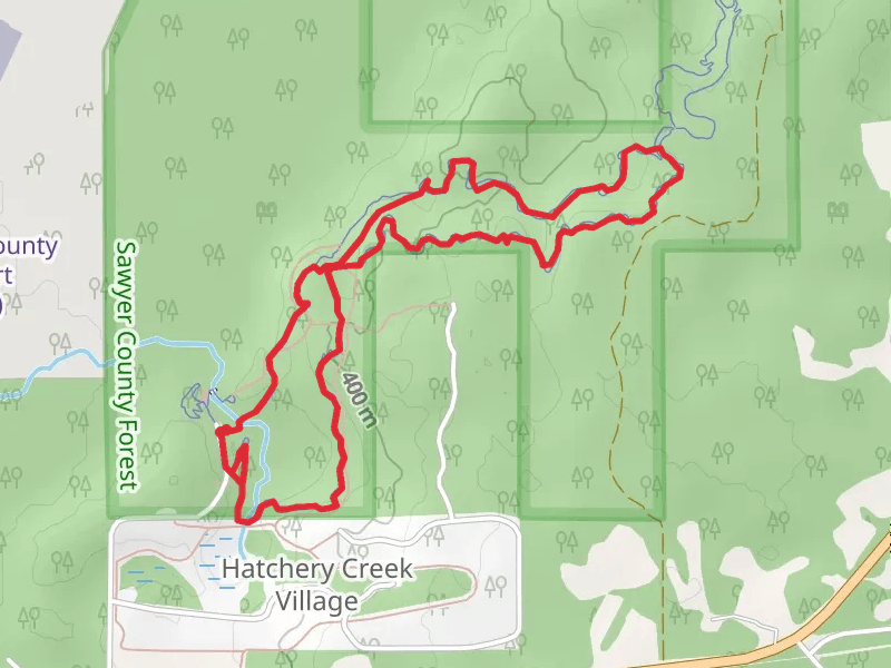 Hatchery Creek Trail Northbound and Southbound Loop