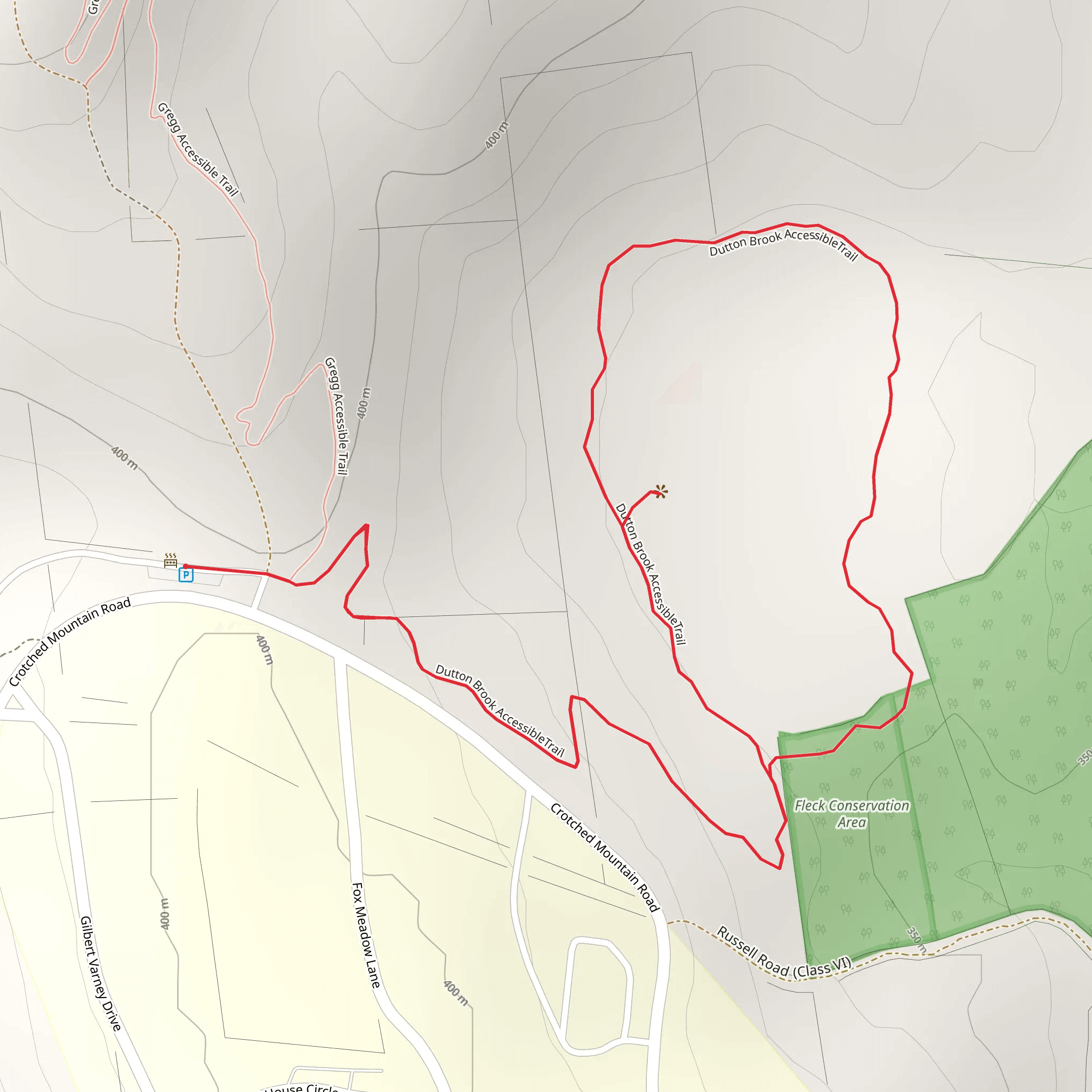 Dutton Brook Accessible Trail mobile static map