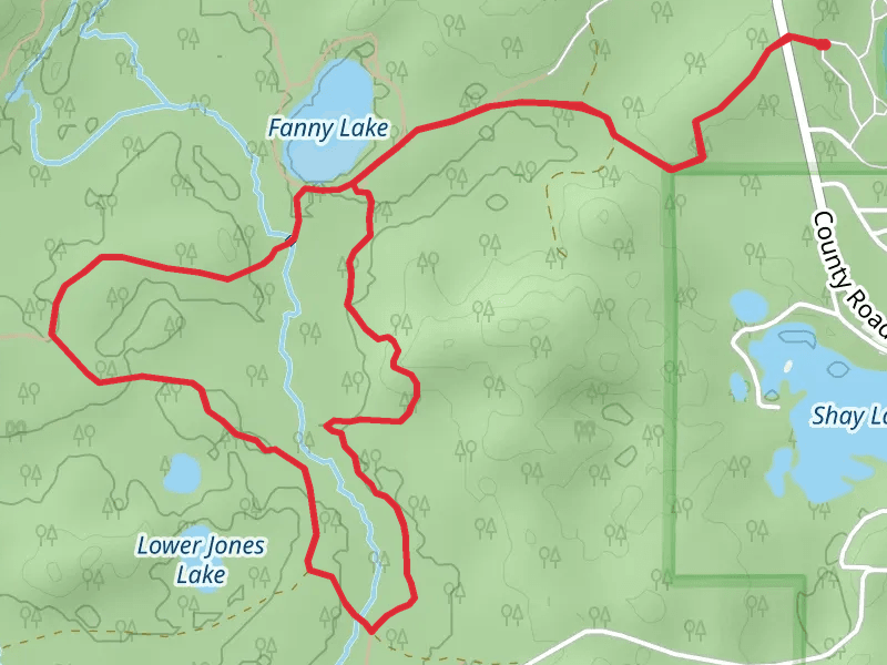 Fanny Lake and Mary Creek Loop