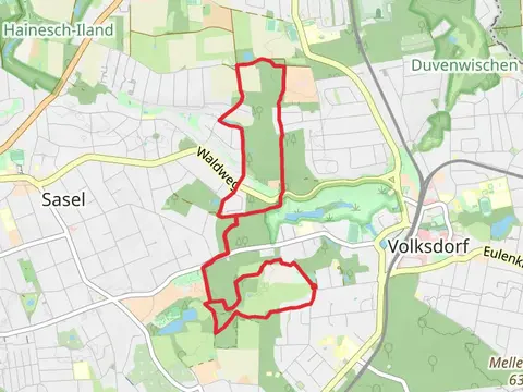 Diekkampgraben via Volksdorfer Rundwanderweg