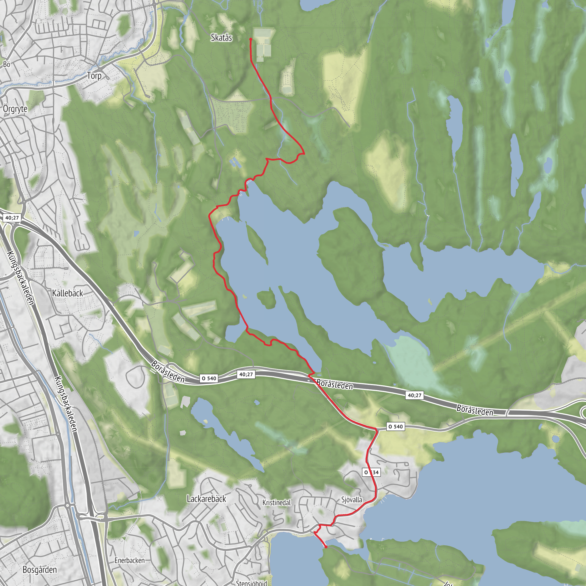 bohusleden 26 mobile static map
