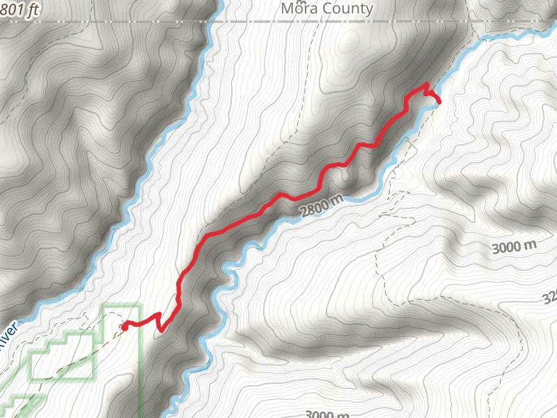 Hamilton Mesa and Rociada Trail
