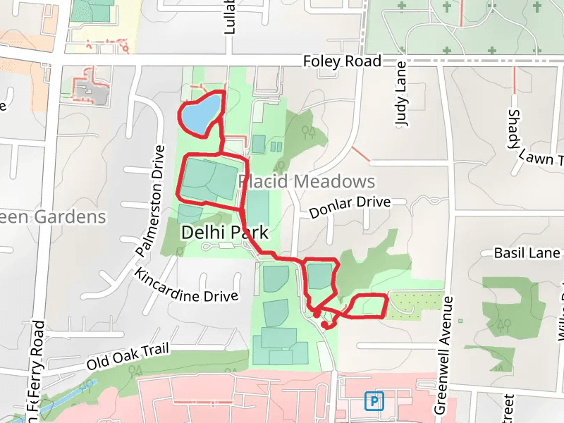 Delhi Park Loop Walk