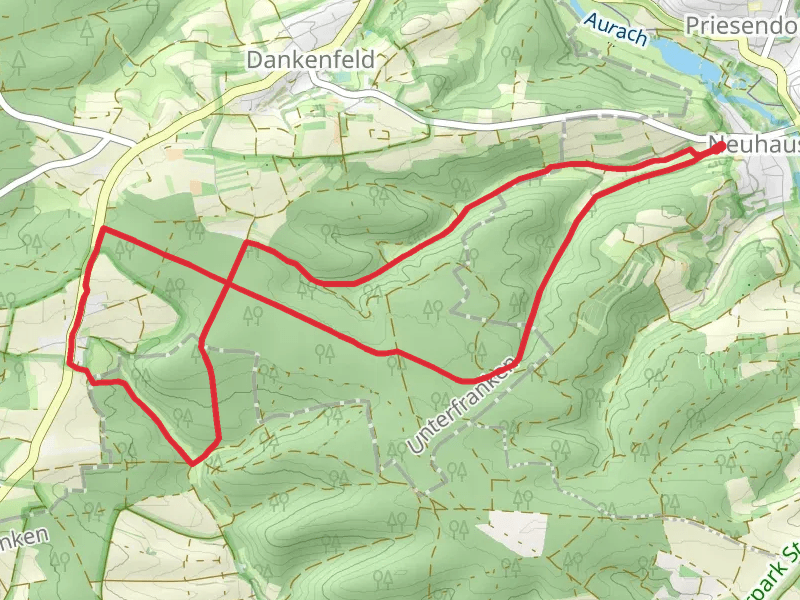Rundweg Lisberg and Oberaurach