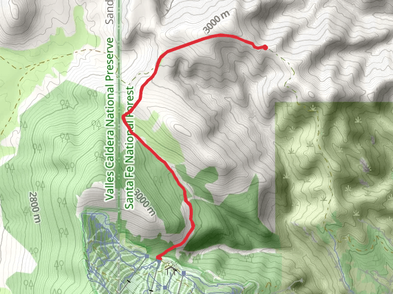 Guaje Canyon Trail