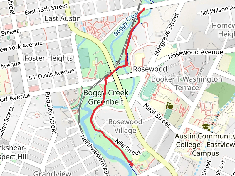 Boggy Creek Greenbelt Trail