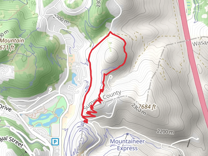 Snowtop and Solamere Loop