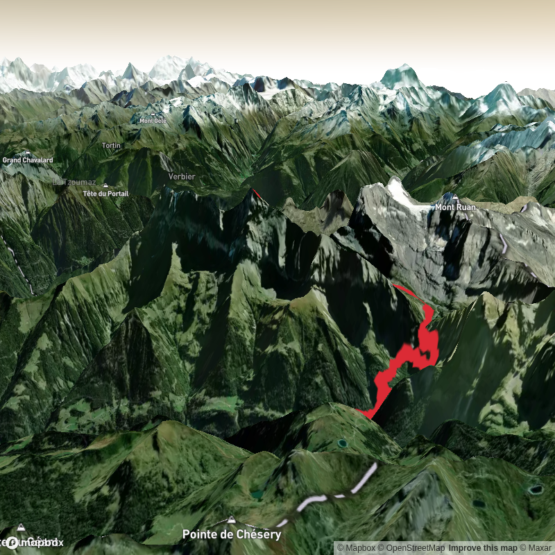 Haute Cime and Lac de Salanfe