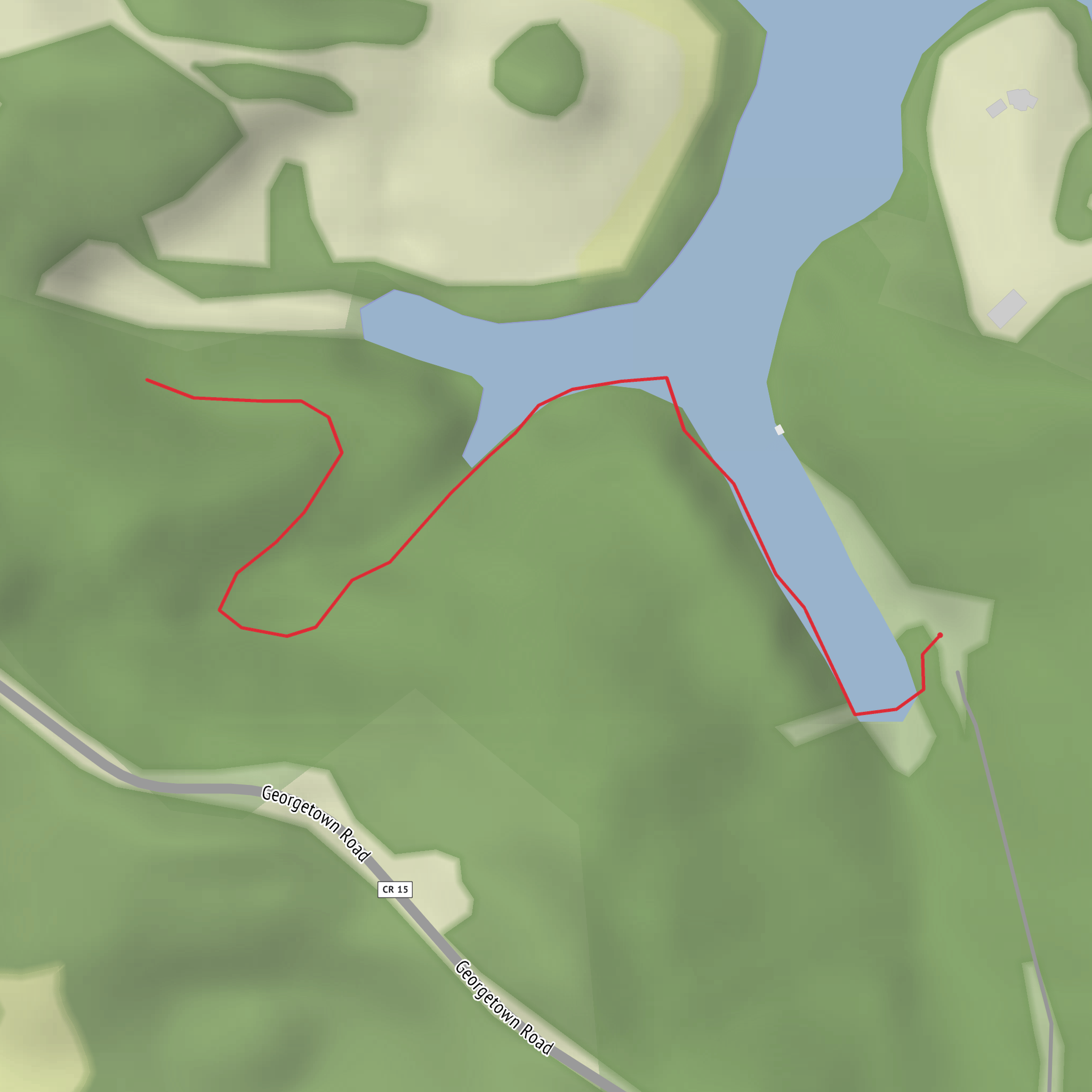Area 23 Trail mobile static map