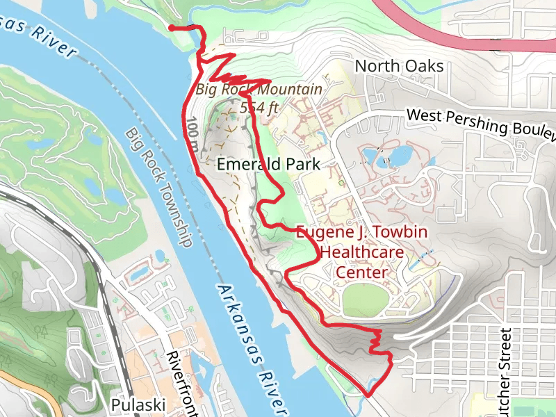Emerald Park, Highland and Arkansas River Loop Trail