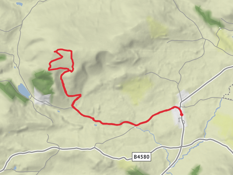 Hike on Llansilin to Gyrn Moelfre and back thumbnail