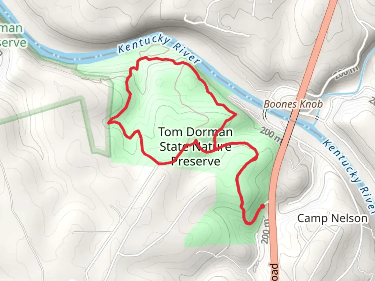 An image depicting the trail Lower and Upper Palisades Loop Trail and its surrounding area.