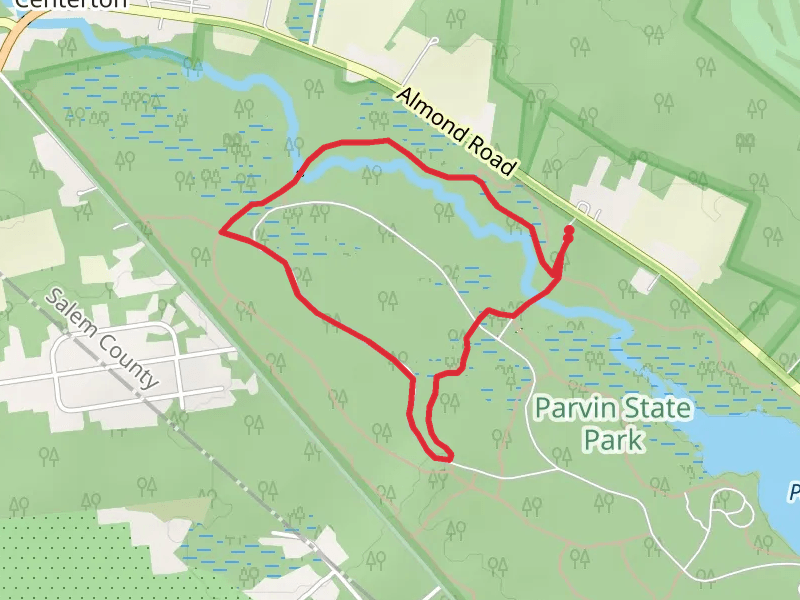 Forest Road - Blue Trail, Knoll - Orange Trail and Muddy Run Loop