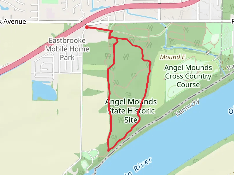 Alcoa Trail and Angel Mounds Outer Loop