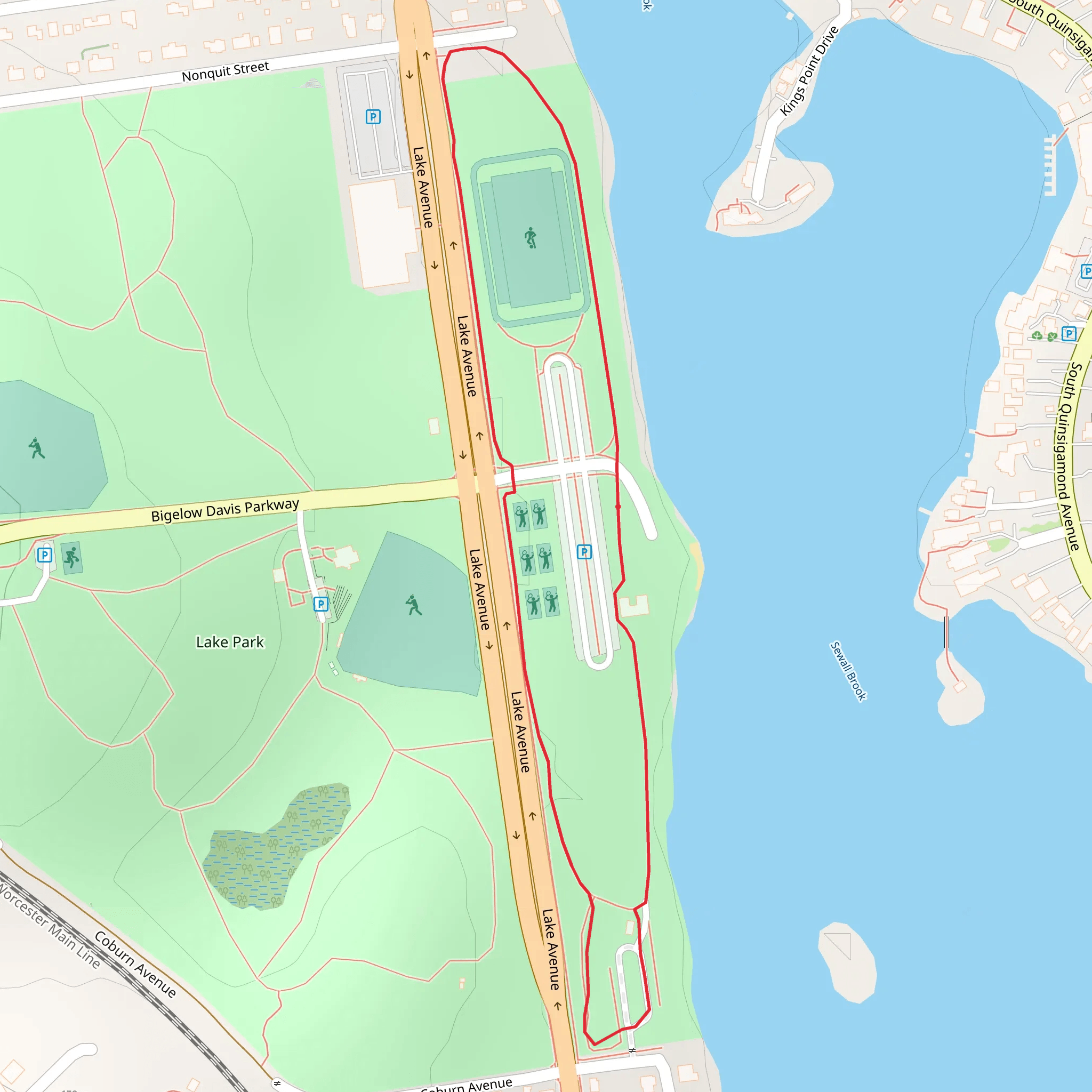 Quinsigamond State Park Loop Trail | Worcester County | Massachusetts