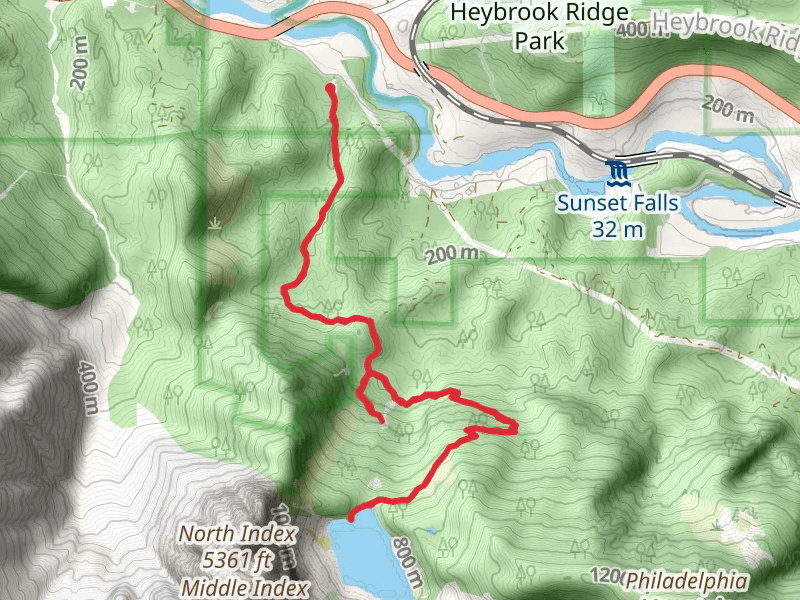 Lake Serene and Bridal Veil Falls Trail