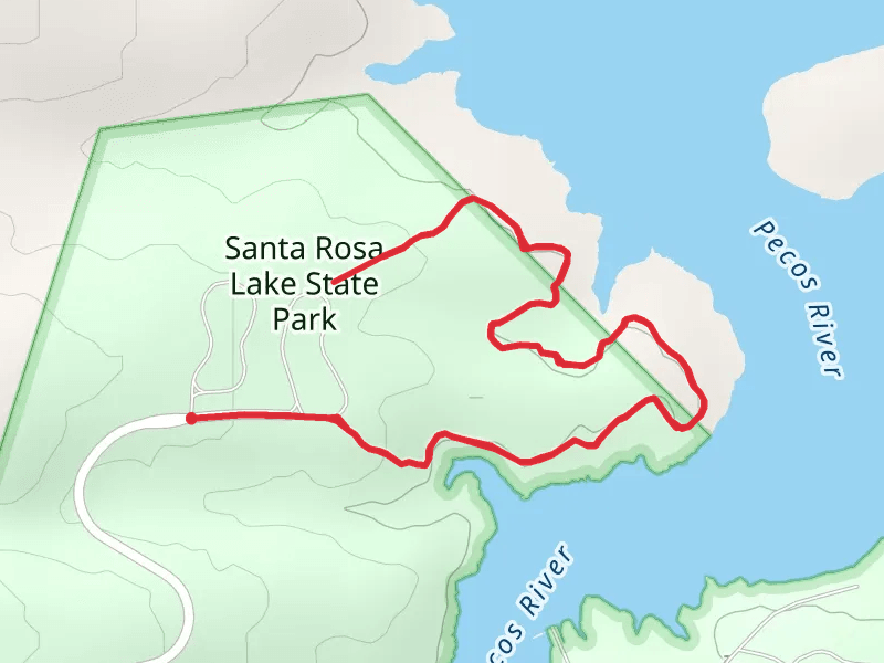 Santa Rosa Lake State Park Walk
