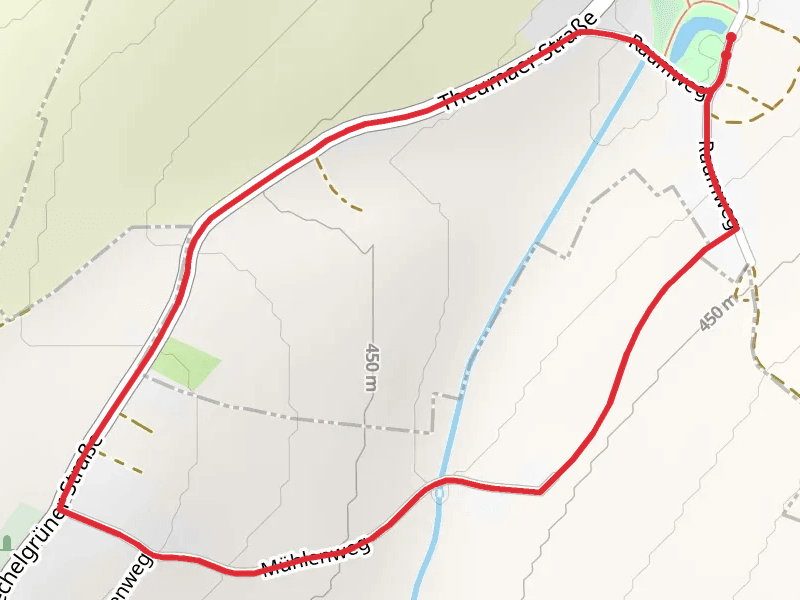 Mechelgrüner Straße and Mühlenweg Loop