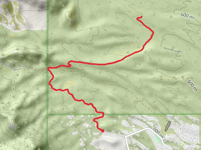 Dixie Mine Trail via Golden Eagle Trail