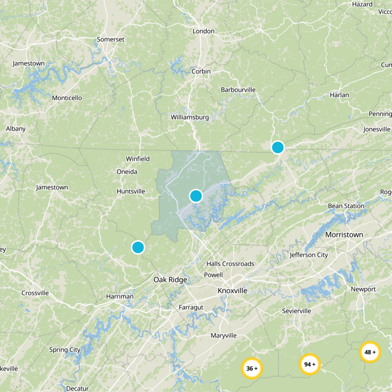 Campbell County Static Map