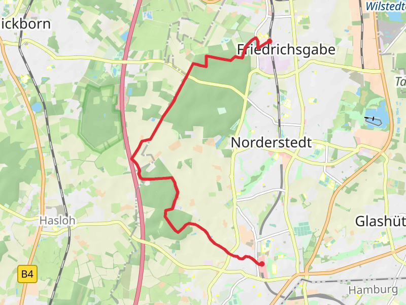 Friedrichsgabe to Garstedt Walk