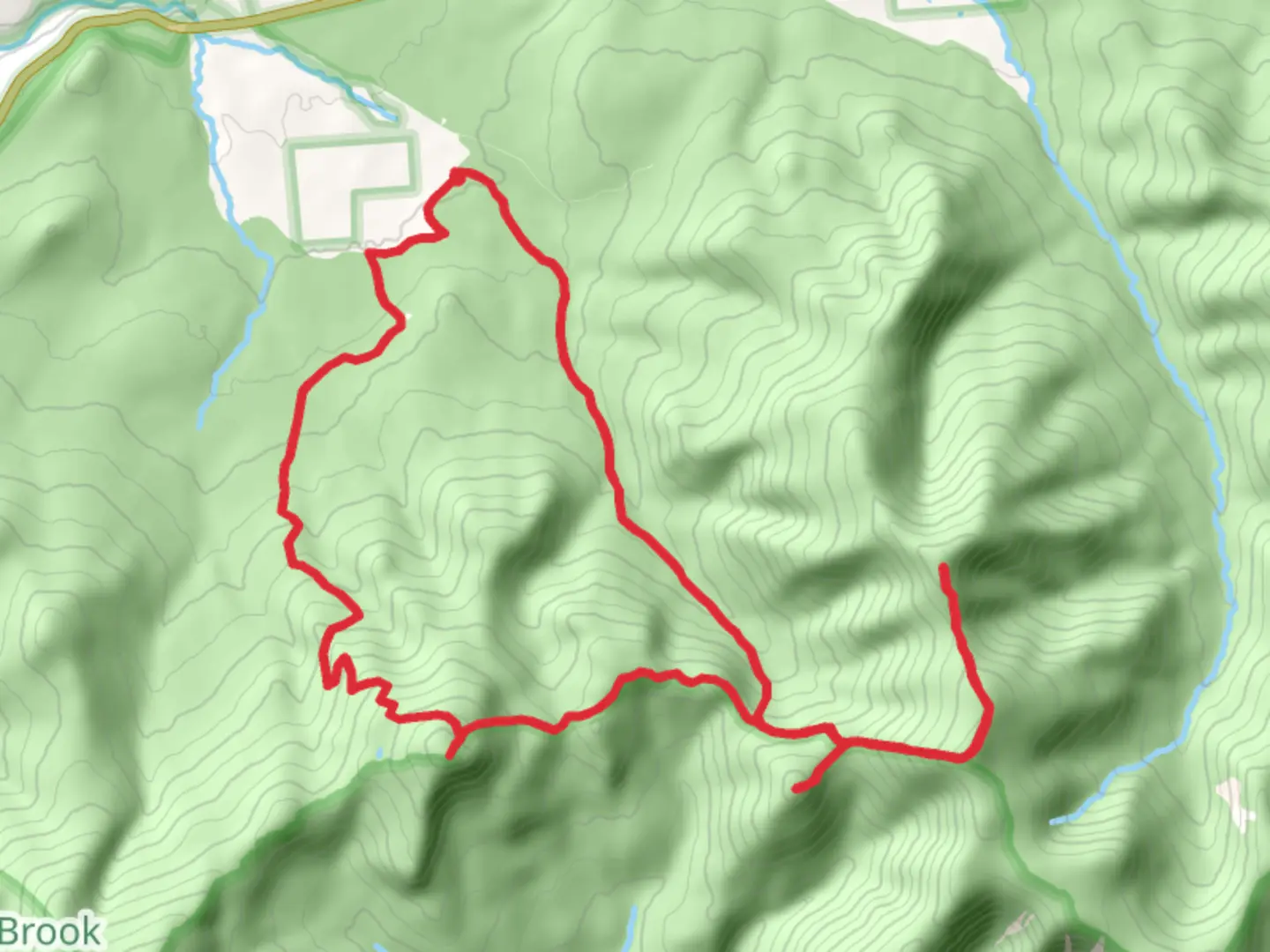 An image depicting the trail Mount Garfield and North Twin Mountain Loop from Deerfield and its surrounding area.