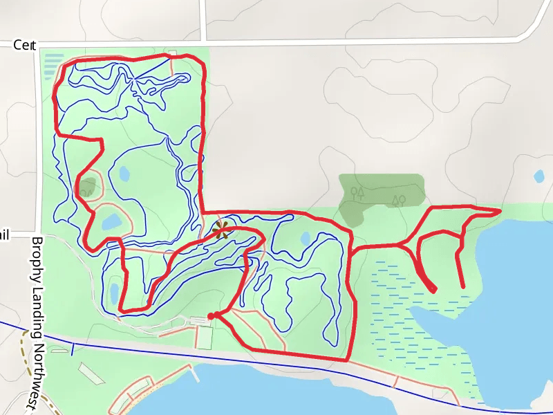 Lake Brophy County Park Loop
