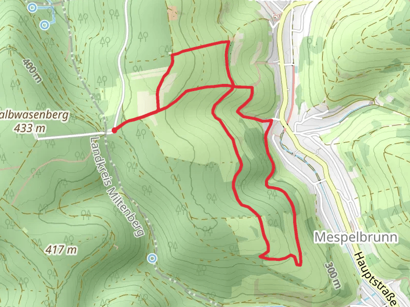 Ortswanderweg Mespelbrunn Loop
