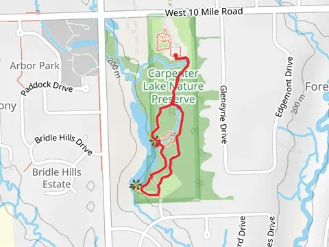 Red and Yellow Loop via Carpenter Lake