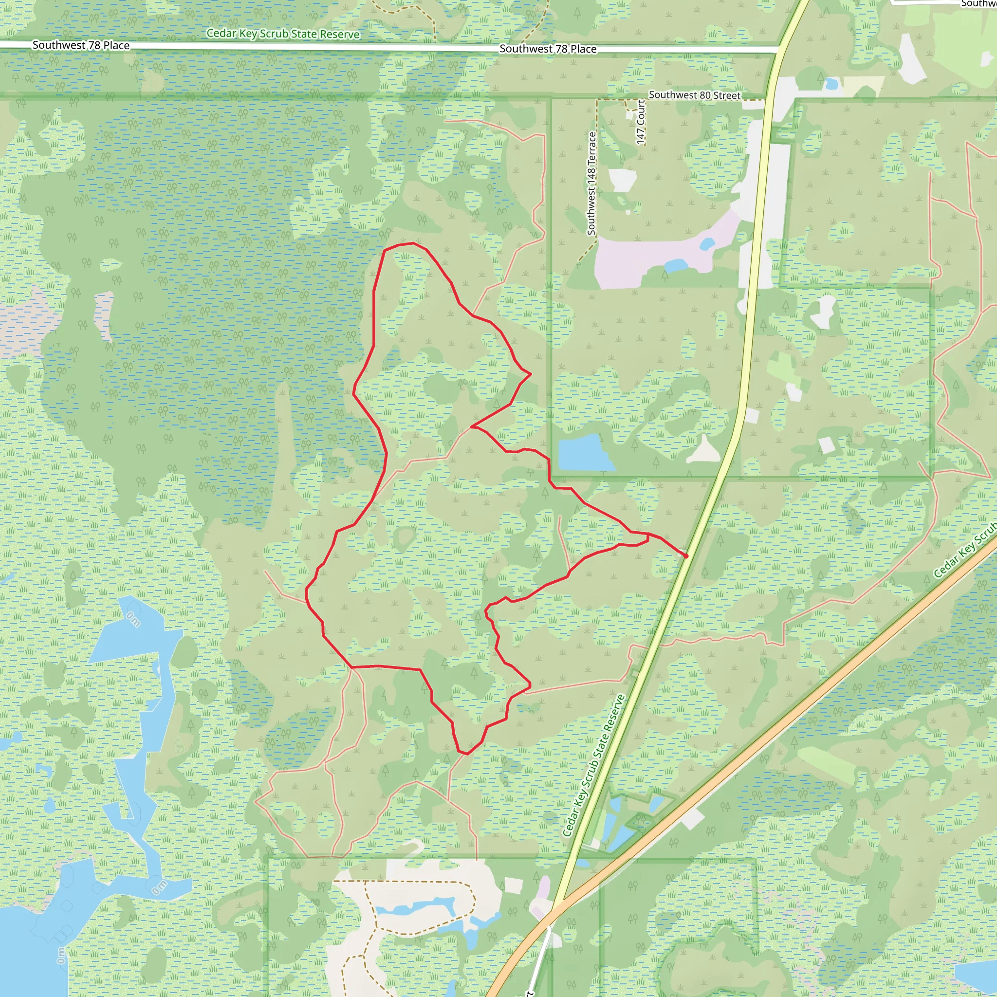 White Loop mobile static map