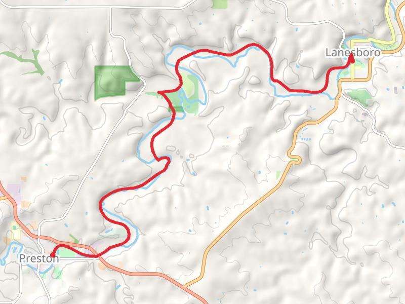 Root River State Trail Point to Point