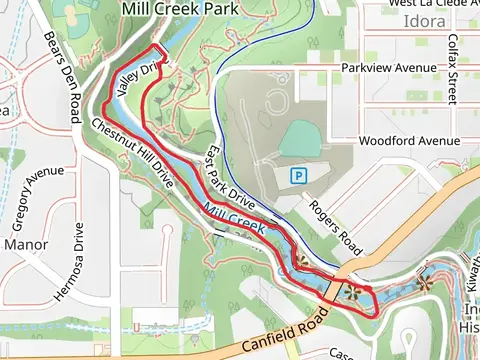 East and West Gorge Loop Trail - Canfield Road